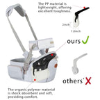 Baby Hip Seat Carrier Baby Waist Stool for Child Infant Toddler with Adjustable Strap Buckle Pocket Soft Inner Huge Storage (Grey)