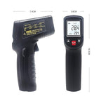 KETOTEK Infrared Thermometer Non Contact IR Digital Laser Temperature Gun -50℃～600℃ (-58℉～1112℉) Adjustable Emissivity Thermometer Gun for Cooking