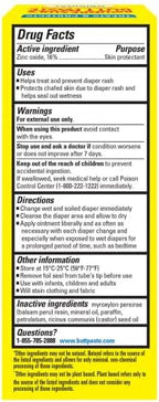 Boudreaux's Butt Paste Original Diaper Rash Cream, Ointment for Baby, 2 oz Tube (Pack of 6)