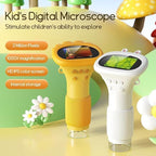 Kids Microscope - Ashfly 1000X Portable Microscope for Kids, Photo & Video Miniscope Pocket Microscope Gifts, 2'' Digital Screen | Ideal Toys for Boys Girls Age 3-12