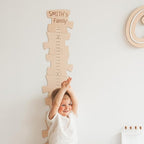 Personalized Wooden Growth Chart for Kids – Height Ruler Wall Decor for Nursery, Toddler, Baby & Family – Custom Name Growth Chart – Wooden Kids Height Measurement Ruler (Plywood)