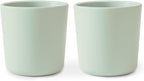 mushie Dinnerware Cups For Kids | Made in Denmark, Set of 2 (Sage)
