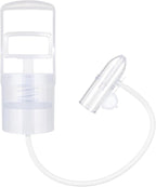 Nasal Aspirator for Baby, Baby Nose Sucker, Booger Sucker with Hand Pump and Non-Invasive Tip to Clear Clogged Passages and Boogers (Translucent White, Standard)