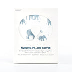 GRSSDER Nursing Pillow Cover Stretchy Minky Removable Nursing Covers for Breastfeeding Pillows, Ultra Soft Comfortable Slipcover for Boy and Girls, Stylish Elephant Pattern
