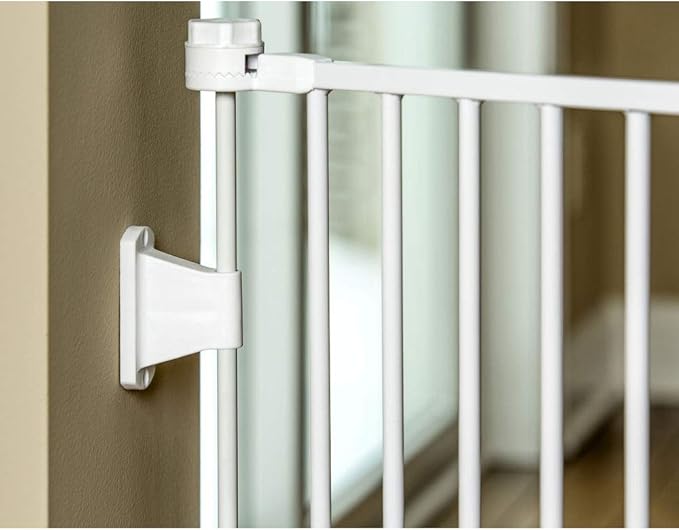 Regalo 76 Inch Super Wide Configurable Baby Gate, Includes 4 Pack of Wall Mounts and Hardware