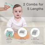 Baby Hair Clippers, Lower Noise Haircut Trimmers for Children with Autism and Sensory Sensitivity, Babies Infant Kids Waterproof Hair Cutting Kits