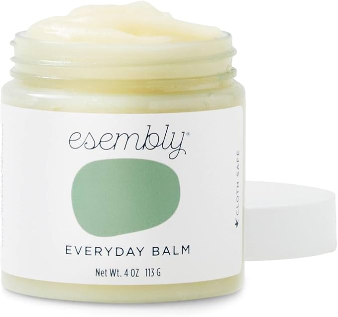 Esembly Everyday Balm, Organic Diaper Balm for Delicate Baby Skin, Diaper Rash Prevention, Multiple Uses Including Nipple Cream, Cradle Cap, Dry and Chapped Skin, Made in USA, 4oz