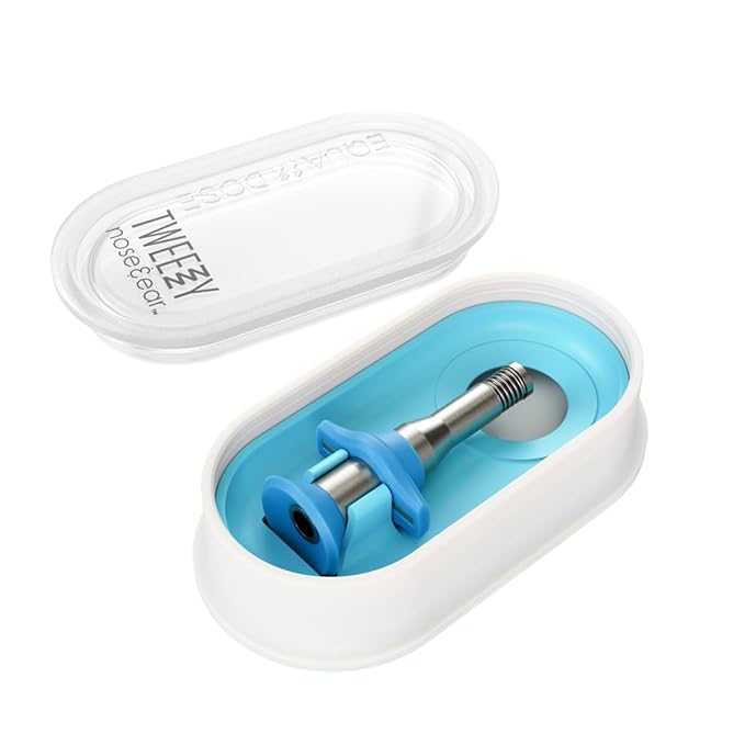 EQUADOSE Tweezy Nose & Ear Hair Remover for Men & Women, Precision Grooming Tool for Pain-Free Hair Removal, Alternative to Trimmers and Waxing Kits, Formerly Pluck, Easy and Effective Solution