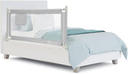 HONEY JOY Bed Rail for Toddlers, 57-in Extra Long, Portable Safety Bed Guardrail w/Side Pocket, Baby Bed Rail Guard, Fit King & Queen Full Twin Size Bed Mattress (57 INCH, Gray)