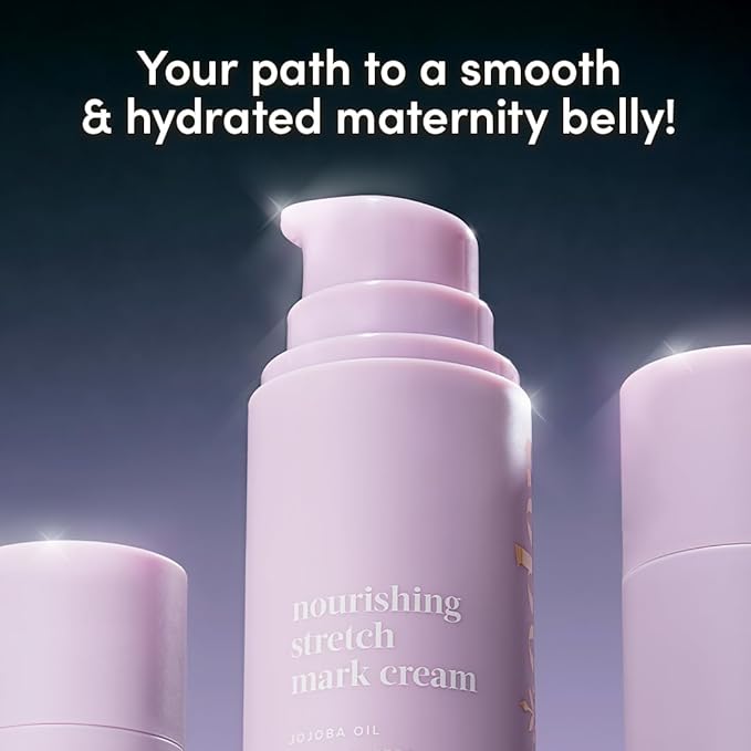 Evereden Nourishing Stretch Mark Cream (4 fl.oz): Clean & Vegan Cream for Pregnancy and Postpartum | Pregnancy Stretch Mark Prevention | Rich in Vitamins & Minerals