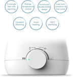 Multifunctional Baby Double Bottles Milk Water Warmer Baby Food Heater Steam Sterilizer 5-Minute Fast Warming Precise Temperature Control Auto Power Off