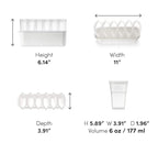 Zip Top Reusable 100% Platinum Silicone Breast Milk Storage, Made in the USA - Bag Set of 6 + Freezer Tray