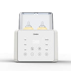 LAREX Double Bottle Warmer, 11-in-1 Fast Baby Bottle Warmer for Breastmilk and Formula, with Timer, Fits 2 Bottles, Accurate Temp Control, Milk Warmer with Thaw, Steri-lizing, Keep Warm, Heat Food