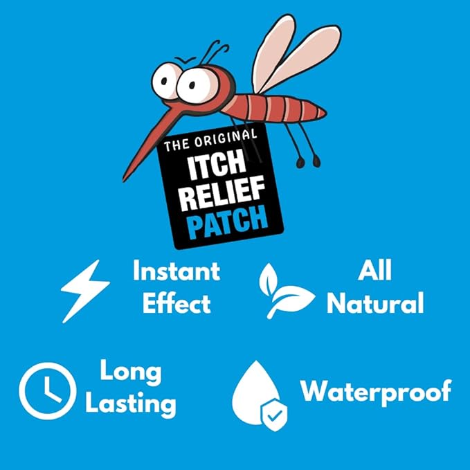 Moskinto The Original Itch Relief Patch, Mosquito Bite Patches for Kids and Adults, Instant Relief Natural Patches for Bug Bites, Travel Pack + Family Pack, Nude & Colorful Patches, 66 Count