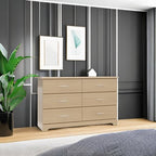 Storkcraft Brookside 6-Drawer Dresser (Driftwood) – GREENGUARD Gold Certified, Wood Dresser for Bedroom, Kids & Nursery Storage Chest, Safety Interlocking Drawers, Pre-Installed Tracks, Kids Chest