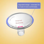 PumpMom 24mm Breast shields for Medela Breast Pump parts, Replace Flange compatible with Medela Accessories, Not Original PersonalFit Flex Breast Shield, Not Original Freestyle Pump Parts, 2pcs (24mm)