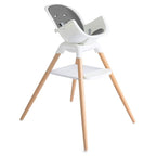 Joie Chai Multi-Mode Highchair - European Beech Wood, Convertible, 9+ Modes, Birth up to 60 lb. (Shadow)