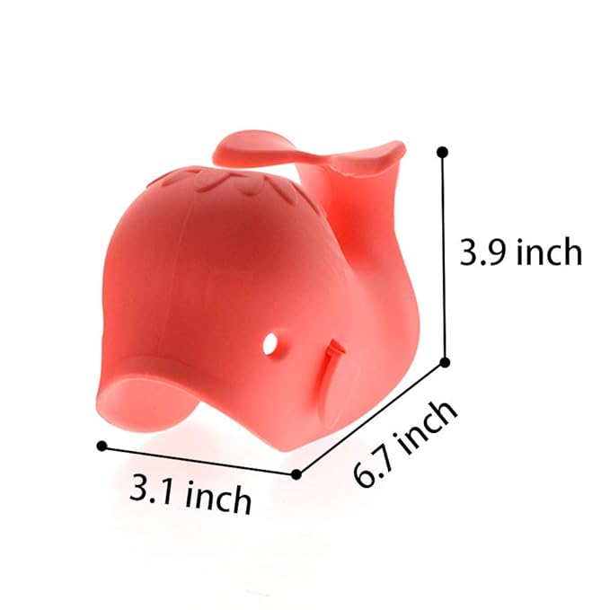 Faucet Cover Bathtub Baby Tub - Bath Spout Cover Baby Bathtub, Faucet Cover Baby Bathtub Silicone Whale for Kids, Toddlers (ALIBEBE)