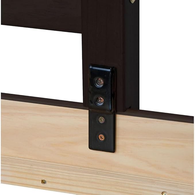 CC KITS Safety Guard Rail for Baby, Kids, and Children - Solid Wood Safety Bed Rail for Toddlers - Easy Installation - Premium Protection for Bunk, Twin, Full, Queen and King Size Beds - (Espresso)