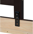 CC KITS Safety Guard Rail for Baby, Kids, and Children - Solid Wood Safety Bed Rail for Toddlers - Easy Installation - Premium Protection for Bunk, Twin, Full, Queen and King Size Beds - (Espresso)