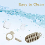 Baby Food Fruit Feeder, Breastmilk Baby Popsicle Molds, Silicone Teether Freezer Tray Food Feeder Pacifier for Teething Relief (Yellow)