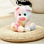 Glow Guards 12'' Light up Rainbow Piggy Stuffed Animal,LED Soft Farm Animal Pig Plush Toy with Night Lights,Ideal Children's Day Birthday Hoilday Gift for Toddler Kids