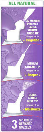 NeilMed NasaMist All in One Multi Purpose Saline Spray, 6.3 Fl Oz