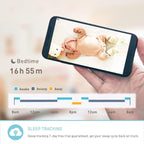 Lollipop Baby Monitor (Cotton Candy) -Full-Featured Smart Wi-Fi Camera of True Crying Detection with Extra in-App Plan of Breathing Monitoring/Sleep Tracking-Accessories Free/7 Days Trial Period