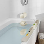 Faucet Cover Bathtub for Baby, Soft Silicone Tub Spout Cover, Faucet Protector for Kids, Bath Spout Guard for Baby, Toddler Tub Faucet Cover, Water Spout Cover for Child Safety, Universal Fit (Ivory)