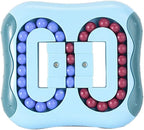 Magic Bean Rotating Cube Puzzle Fidget Toys Anti Stress Ball IQ Games Educational Sensory Easter Gift for Boys Girls Kids Children Adults (Lake Blue)