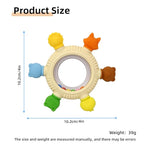 Baby Teething Toy for Babies 0-3-6-12,18 Months, BPA Free Silicone Baby Teething Ring for Teething Relief