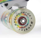 Skateboards Complete 22 Inch Mini Cruiser Retro Skateboard for Kids Boys Youths Beginners