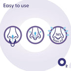 AIRMAX Nasal dilators for Sleeping - 76% More Airflow - Anti Snore Device - Breathe Freely Through The Nose - Sinus Relief, Sleep aid and snoring Solution - 2X Small Blue - 6 Month Relief