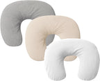 3-Pack Nursing Pillow Cover ONLY Compatible with Boppy Nursing Pillow, Soft Covers for Breastfeeding Pillows
