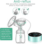 Electric Breast Pump, Breast Pump Electric Breastfeeding Pump 3 Modes 10 Levels Dual Rechargeable Nursing Double Breast Milk Pump Massage with Touchscreen LED