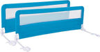 HONEY JOY Bed Rail for Toddlers, 59-in Extra Long, Portable Safety Bed Guardrail w/Double Safety Child Lock, Foldable Baby Bed Rail Guard, Fit King & Queen Full Twin Size Bed Mattress (2 Pack, Blue)