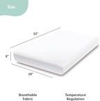 The Peanutshell 4-Pack Organic Fitted Crib Sheet Set - Soft & Breathable Baby Girl or Boy Crib Sheets, 100% Jersey Cotton Nursery Decor, Fit for Standard Mattress Cover- Check