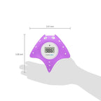 Famidoc Baby Bath Thermometer with Room Thermometer New Upgraded Sensor Technology for Baby Bath Tub Floating Toy Thermometer (Purple)