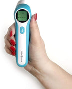 Forehead & Ear Thermometer for Mom & Baby, 1 Second Readings, Fever Alert, Automatic Switch Between oC/of