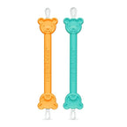oogiebear: Baby Nose Cleaner & Ear Wax Removal Tool - Safe Booger & Earwax Removal for Newborns, Infants, Toddlers - Dual-Ended - Essential Baby Stuff, Diaper Bag Must-Have, Orange & Seafoam with case