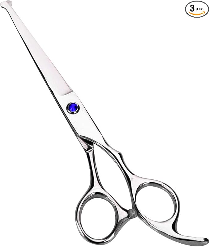 Hair Cutting Scissors Set Professional Hair cut Scissors Kit with Cutting Scissors Thinning Hairdressing Shears Set for Barber Salon (Blue)