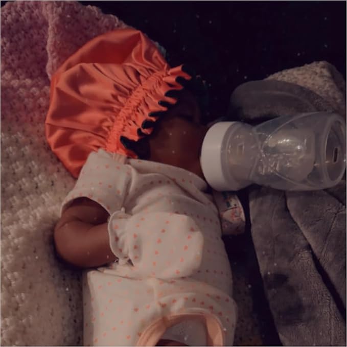 AKISS Baby Infant Newborn Toddler Satin Silk Hair Bonnet for Baby Girl Boy Sleeping Kids Cap Hat