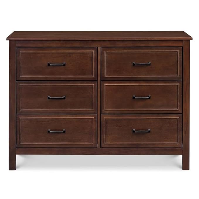 DaVinci Charlie 6-Drawer Double Dresser in Espresso
