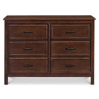 DaVinci Charlie 6-Drawer Double Dresser in Espresso