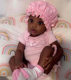 AKISS Baby Infant Newborn Toddler Satin Silk Hair Bonnet for Baby Girl Boy Sleeping Kids Cap Hat