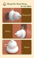 Night Light Kids, Cute Soft Glow Protect Eyes Kitten Night Light Lamp with 30mins Timer Rechargeable Nightlight for Kids Children Women Girls Toddler Bedroom Bedside Livingroom