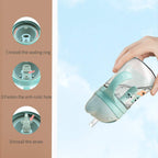 POTATO Toddler Cups Spill Proof Sippy Cup with Handles and Strap, Straw Cups for Babies, 240ML/8oz, Green