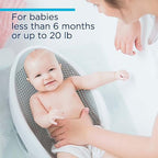 Angelcare Baby Bath Support (Pink) | Ideal for Babies Less Than 6 Months Old (Pack of 2)