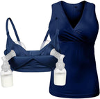 Supermom Hands Free Pumping and Nursing Bra - Hands Free Nursing Bra for Pumping - Breastfeeding Bras for Women