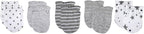 5 Pairs Baby Not Scratch Mittens 0-6 Months New Born Boy Girl Gloves Cute Infant Accessories